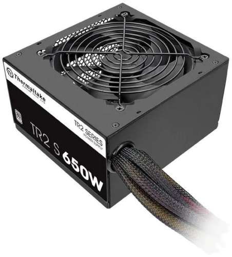 Блок питания Thermaltake TR2 S V2,  650Вт,  120мм,  черный, retail [ps-trs-0650nnsawe-2]